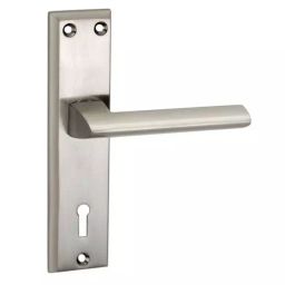 Link Brass Brushed Nickel Finish Mortise Lock 1004-36