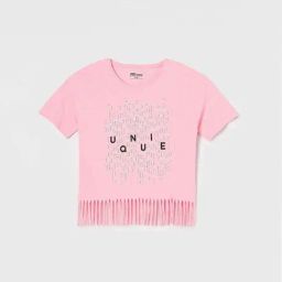 Fame Forever by Lifestyle Girls Pink Cotton Printed T Shirt-image-49