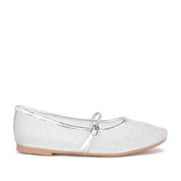 Forever Glam by Pantaloons Women Silver Mary Jane Shoes-image-24