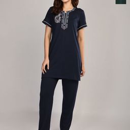 Duchess Women Printed Night suit-image-38