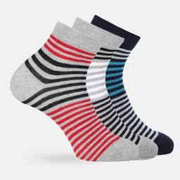 Mast & Harbour Men Set of 3 Striped Socks-8
