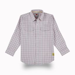 Gini and Jony Boys Comfort Fit Spread Collar Gingham Checked Cotton Casual Shirt-image-12