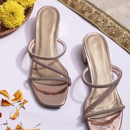 Inc 5 Embellished Open Toe Block Heels-14