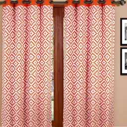 Dekor World Multicoloured Set of 2 Door Curtain-picture-18