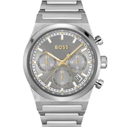 BOSS Men Dial & Stainless Steel Bracelet Style Straps Analogue Watch 1514221-picture-9