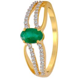 P.C. Chandra Jewellers 18 kt Gold & Diamond Ring-image-61