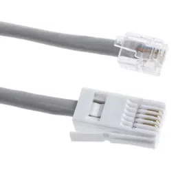 RS PRO Telephone Extension Cable Female RJ11 to Male BT Grey Sheath 5 m, 4390127-4