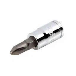Autofit Pz-2 Chrome Vanadium Steel 6.35 mm (1/4 inch) Square Drive Pozy Screw Driver Bit Socket image 1