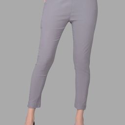 Comfort Lady Women Solid Mid-Rise Casual Regular Trouser-image-78