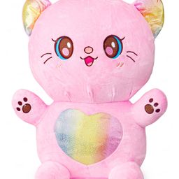 Fiddlerz Shiny Cat Soft Toy Multicolour - Height 50 cm-22