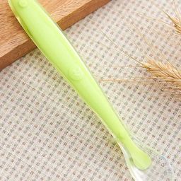 Baby Miniature Baby Love Soft Tip SiliconeGel Spoon -Pack of 1-Color May Vary-16