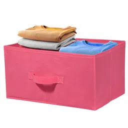 Kuber Industries Pink Set of 1 Regular Drawer Organiser Organisers-52