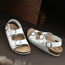 CORSICA Women Printed Open Toe Flats-image-13