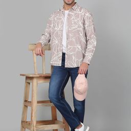 Cantabil Men Original Floral Opaque Printed Casual Shirt-image-65