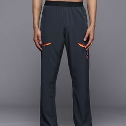 HRX by Hrithik Roshan Men Rapid-Dry Running Track Pants with Pocket Detailing-9