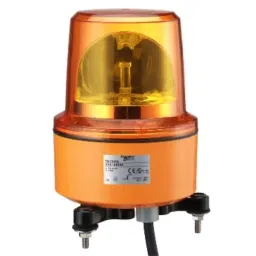 Schneider Electric Orange Color 24 V AC/DC Rotating Mirror Beacon Without Buzzer, XVR13B05L-11