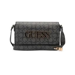 Guess Coal Printed Reinee Crossbody Bag-28