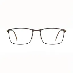 Carrera Brown Rectangular Eye Frames for Men image 2