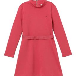 TOMMY HILFIGER Heritage Pink Solid Extra Slim Fit Dress-picture-19