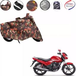 Auto Pearl Polyester Waterproof Two Wheeler Cover for Hero Achiever,(Jungle Print)-image-8