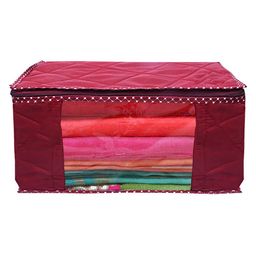 Kuber Industries Maroon Set of 1 Regular Drawer Organiser Organisers-6