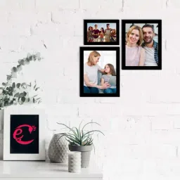 Memory Wall Collage Photo Frame - Set of 3 Photo Frames for 1 Photo of 5'x7' and 2 Photos of 8'x10'-7