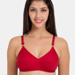 Souminie Red Non Wired Non Padded Minimizer Bra-image-20