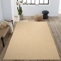 Saral Home Modern Beige Cotton Carpet - Set of 1-image-76