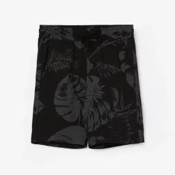 Fame Forever by Lifestyle Boys Black Cotton Printed Shorts-picture-8