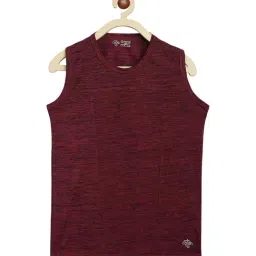 Chimprala Kids Wine Textured Tank Top-image-79