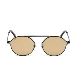 WEB EYEWEAR Brown Round Sunglasses Designed in Italy-16