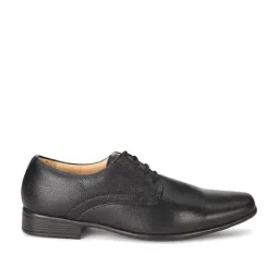 Bata Men's Obsidian Black Derby Shoes-image-40