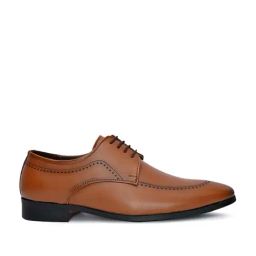 Hydes N Hues Men's Tan Derby Shoes-image-92