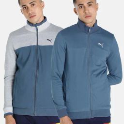 Puma Sky Cotton Regular Fit Reversible Jacket-image-40