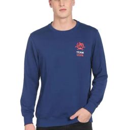 U.S. Polo Assn. Navy Cotton Regular Fit Printed SweatShirt-picture-44