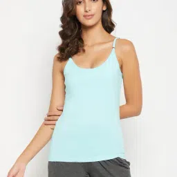 Clovia Sky Blue Camisole-picture-20