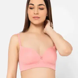 Clovia Pink Half Coverage T-Shirt Bra-picture-48