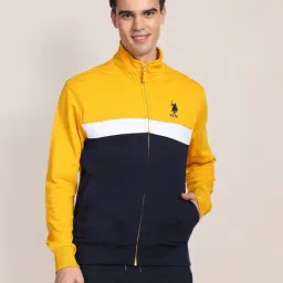 U.S. Polo Assn. Yellow Regular Fit Cotton Sweatshirt-picture-25