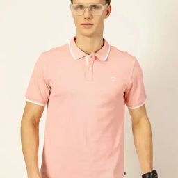 Thomas Scott Pink Cotton Regular Fit T-Shirt-image-98