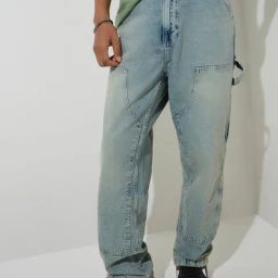 Nuon by Westside Blue Faded Relaxed-Fit Mid-Rise Jeans-image-47