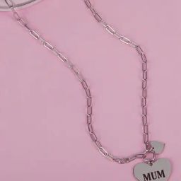 Mia by Tanishq Forever Love Silver Necklace for Women-picture-25