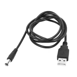 Invento 0.7 mtr USB 2.0 Male Plug to 5V DC Barrel Power Jack Male 5.5mm x 2.1mm Cable Cord-17