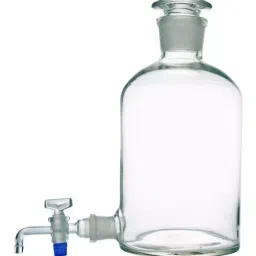 ABGIL ABG741 Borosilicate Glass Aspirator Bottle with Interchangeable Stopper Capacity -250ml-46