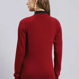 Monte Carlo Maroon Wool Cardigan image 2