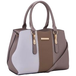 Giordano Grey Color Block Medium Handbag image 2
