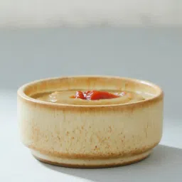 Fabindia Yellow Cerise Ceramic Chutney Bowl image 2