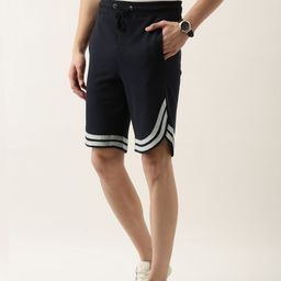 ARISE Men Navy Blue Solid Shorts-image-72