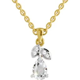 Sparkles 14k (585) Yellow Gold Lab Grown Diamond Pendants-image-49