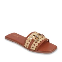 Metro Women's Tan Slide Sandals-image-50