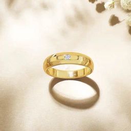 P.N.Gadgil Jewellers Solo Charm Yellow Gold & Diamond Ring For Women-image-32